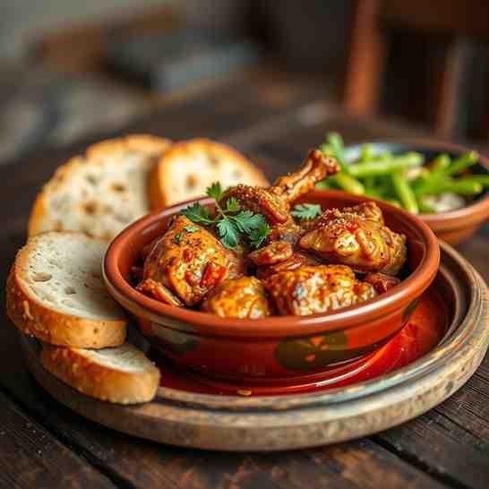 Poulet Moambe - Healthy Spicy Meal Plan Recipe